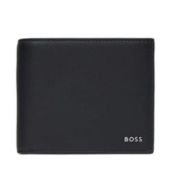 Portfel BOSS. Czarne portfele Boss, bez wzorów. Za 384.99 zł.