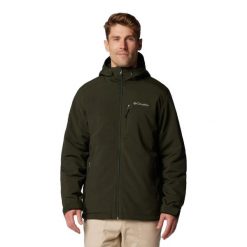 Męska kurtka Columbia Gate Racer II Softsh 2090404366. Zielone kurtki Columbia, m, bez wzorów, z elastanu, z kapturem. Za 549.00 zł.