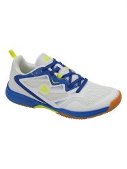 Jako Buty sportowe "Gitter" w kolorze biało-niebiesko-żółtym rozmiar: 39. Białe buty treningowe JAKO, bez wzorów, z materiału. Za 140.20 zł.