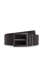 Boss Pasek Męski 50492589 Brązowy. Brązowe paski Boss, bez wzorów, ze skóry. Za 379.99 zł.