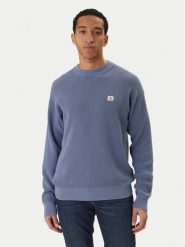 Calvin Klein Jeans Sweter LV04RD313G Niebieski Regular Fit. Niebieskie swetry rozpinane Calvin Klein Jeans, m, bez wzorów, z bawełny, bez kołnierzyka, bez ramiączek. Za 319.99 zł.