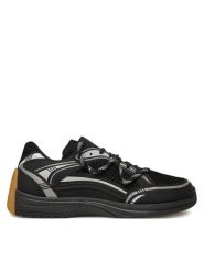 GIUSEPPE ZANOTTI Sneakersy RM50008 Czarny. Czarne buty sportowe casual Giuseppe Zanotti, bez wzorów, z materiału, bez zapięcia. Za 2,579.00 zł.