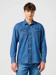 MESKA KOSZULA WRANGLER 2 PKT SHIRT 2 YEARS 112357735. Koszule Wrangler, xxl, bez wzorów, bez kołnierzyka, bez ramiączek. Za 159.99 zł.