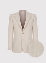 PAKO LORENTE – Beżowa wełniana marynarka męska. Brązowe garnitury Pako Lorente, m, bez wzorów, z wełny. Za 1,699.99 zł.