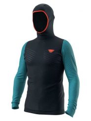 DYNAFIT Bluza funkcyjna "TIGARD" w kolorze turkusowo-czarnym rozmiar: XL. Czarne t-shirty sportowe Dynafit, bez wzorów, z materiału, bez ramiączek, outdoorowe. Za 210.32 zł.