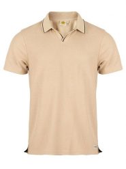 Roadsign Koszulka polo w kolorze beżowym rozmiar: 3XL. Brązowe koszulki polo sportowe Roadsign, xl, bez wzorów, z bawełny, bez kołnierzyka, bez ramiączek. Za 61.02 zł.