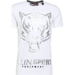 Plein Sport ROUND NECK EDBERG Tshirt z nadrukiem white/silver. T-shirty Plein Sport. W wyprzedaży za 484.50 zł.