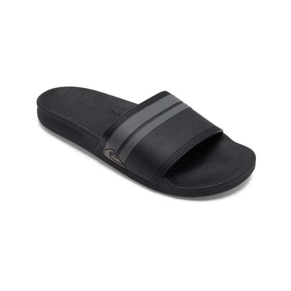 Klapki basenowe męskie Quiksilver Rivi Slide. Czarne klapki Quiksilver, z gumy. Za 169.99 zł.