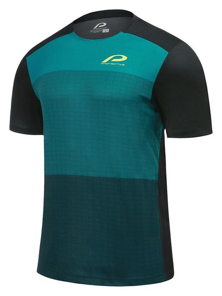 Protective Koszulka kolarska "Shade" w kolorze morsko-czarnym rozmiar: 3XL. Czarne t-shirty sportowe Protective, bez wzorów, z materiału, bez ramiączek, rowerowe. Za 104.89 zł.