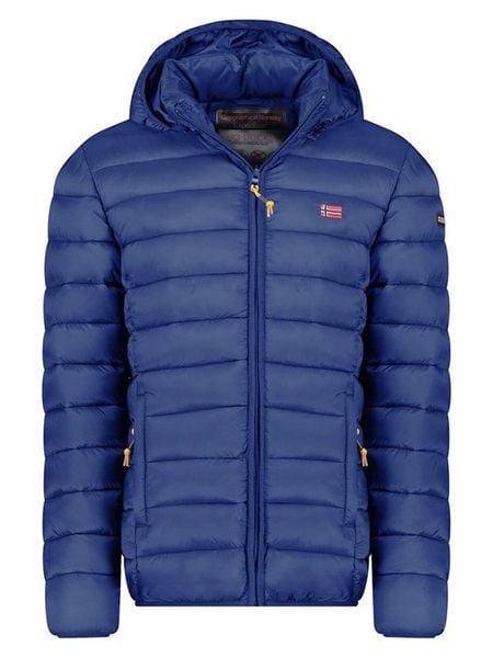 Geographical Norway Kurtka pikowana w kolorze niebieskim rozmiar: 3XL. Niebieskie kurtki Geographical Norway, xl, bez wzorów, bez kaptura. Za 119.68 zł.