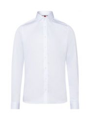 Finshley & Harding koszula biznesowa Mężczyźni Slim Fit Bawełna biały, 43. Białe koszule Finshley & Harding, m, bez wzorów, z bawełny, bez kołnierzyka, bez ramiączek. Za 329.95 zł.