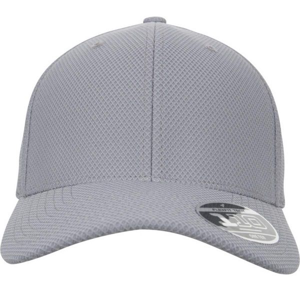 Hybrydowa Czapka Z Daszkiem Unisex Dla Dorosłych 110. Szare czapki z daszkiem FLEXFIT, bez wzorów, z elastanu. Za 84.99 zł.