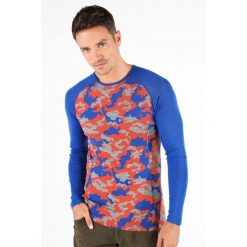 Koszulka męska z długim rękawem z 100% wełny Merino (230 g/m²) Woolona Asker. Niebieskie bielizna termoaktywna WOOLONA, m, bez wzorów, z wełny, bez ramiączek, trekkingowe. W wyprzedaży za 315.00 zł.