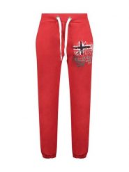 Geographical Norway Spodnie dresowe "Melegant" w kolorze czerwonym rozmiar: XXL. Czerwone spodnie treningowe długie Geographical Norway, xxl, bez wzorów, z dresówki. Za 79.21 zł.
