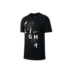 Koszulka sportowa męska Nike Flight Basketball. Czarne t-shirty sportowe Nike, bez wzorów, bez ramiączek, do koszykówki. Za 194.00 zł.