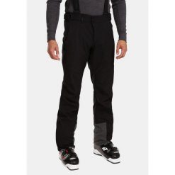 Męskie spodnie narciarskie softshell Kilpi RHEA-M. Czarne spodnie narciarskie i snowboardowe Kilpi, m, bez wzorów, z softshellu, narciarskie. Za 370.41 zł.