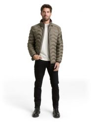 Tom Tailor Pikowana kurtka Mężczyźni zielony, S. Zielone kurtki Tom Tailor, m, bez wzorów, bez kaptura. Za 279.95 zł.