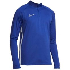 Bluza sportowa męska Nike Dri-FIT Academy Dril Top. Niebieskie bluzy bez kaptura Nike, m, bez wzorów, bez kaptura. Za 210.35 zł.