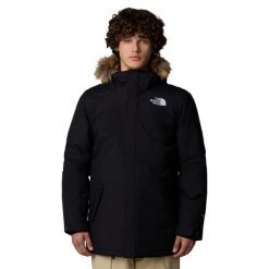 Kurtka turystyczna męska The North Face M Recycled Zaneck Jacket. Czarne kurtki The North Face, m, bez wzorów, z puchu, bez kaptura. Za 1,220.00 zł.