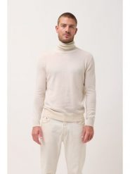 Just Cashmere Kaszmirowy sweter "Connor" w kolorze kremowym rozmiar: XL. Brązowe golfy Just Cashmere, xl, bez wzorów, z kaszmiru, bez ramiączek. Za 341.79 zł.