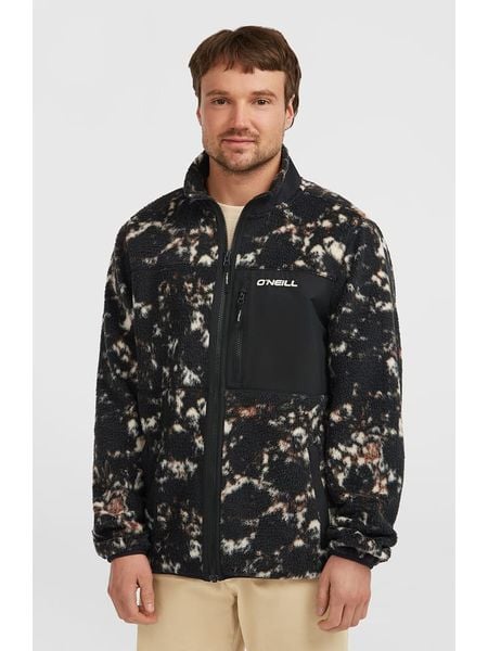 O'Neill Kurtka polarowa "Must-Have" w kolorze czarno-jasnobrązowo-beżowym rozmiar: L. Brązowe kurtki O'Neill, l, bez wzorów, z polaru, bez kaptura. Za 205.45 zł.