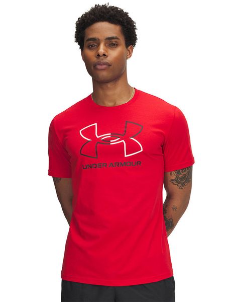 Under Armour Koszulka funkcyjna w kolorze czerwonym rozmiar: S. Czerwone t-shirty sportowe Under Armour, bez wzorów, z materiału, bez ramiączek, outdoorowe. Za 74.28 zł.