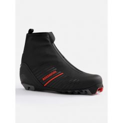 Buty do nart biegowych dla dorosłych ROSSIGNOL X-7 Classic styl klasyczny. Czarne buty do biegania Rossignol, bez wzorów, bez zapięcia, narciarskie. Za 799.00 zł.