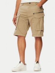 G-Star Raw Szorty materiałowe Rovic D08566-5126-239 Beżowy Relaxed Fit. Brązowe szorty G-Star, m, bez wzorów, z bawełny, retro. Za 389.99 zł.