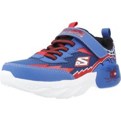 Buty SKECHERS CREATURE-CRAWLERS Niebieski. Niebieskie buty turystyczne Skechers, bez wzorów, z materiału, bez zapięcia, trekkingowe. Za 188.99 zł.