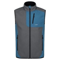 Kamizelka męska Loap Urkel Dark Blue. Czarne bluzy LOOP, m, bez wzorów, bez kaptura. Za 155.54 zł.