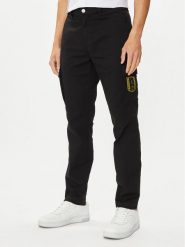 Aeronautica Militare Spodnie cargo 241PA1598CT3294 Czarny Regular Fit. Czarne spodnie materiałowe Aeronautica Militare, m, bez wzorów, z bawełny. Za 899.99 zł.