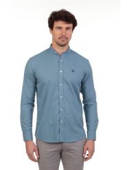 The Time of Bocha Koszula - Regular fit - w kolorze niebieskim rozmiar: L. Niebieskie koszule The Time of Bocha, l, bez wzorów, bez kołnierzyka, bez ramiączek. Za 173.99 zł.