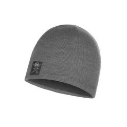 Czapka biegowa unisex Buff Knitted & Polar zimowa wewnętrzna polarowa opaska. Czarne czapki zimowe Buff, bez wzorów, z polaru. Za 79.99 zł.