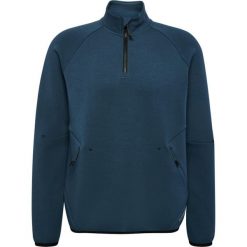 Polar zapinany na zamek błyskawiczny Hummel Tech. Niebieskie bluzy z polaru Hummel, m, bez wzorów, z polaru, bez kaptura. Za 303.00 zł.