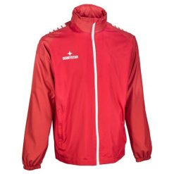 Kurtka męska Derbystar Allwetterjacke Madrid v25. Niebieskie kurtki DERBYSTAR, m, bez wzorów, z materiału, z kapturem. Za 211.01 zł.