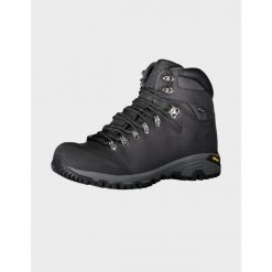 Buty trekkingowe męskie Halti Gompa DX Vibram®. Czarne buty trekkingowe Halti, bez wzorów, bez zapięcia, trekkingowe. Za 799.99 zł.