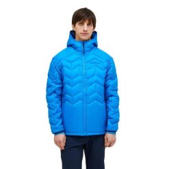 Kurtka Peak Performance męska Elevate Liner Hood niebieska - XL. Niebieskie kurtki Peak Performance, m, bez wzorów, z puchu, bez kaptura. W wyprzedaży za 1,059.00 zł.