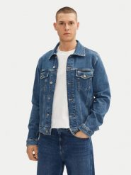 Tommy Jeans Kurtka jeansowa Ryan DM0DM21047 Niebieski Regular Fit. Niebieskie kurtki Tommy Jeans, m, bez wzorów, z bawełny, bez kaptura. Za 439.99 zł.