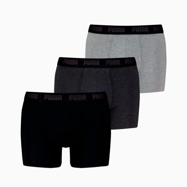 Bokserki męskie Puma EVERYDAY 3-PACK 93832702. Bokserki Puma, m, bez wzorów, z bawełny. Za 145.97 zł.