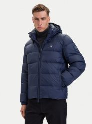 Calvin Klein Jeans Kurtka puchowa LV04RG515G Granatowy Regular Fit. Niebieskie kurtki Calvin Klein Jeans, m, bez wzorów, z jeansu, bez kaptura. Za 999.99 zł.