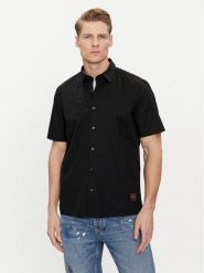 Hugo Koszula Ebor 50475668 Czarny Relaxed Fit. Czarne koszule Hugo, m, bez wzorów, z bawełny, bez kołnierzyka, bez ramiączek. Za 259.99 zł.