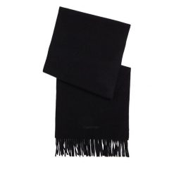 Szalik Calvin Klein. Czarne szaliki CALVIN KLEIN, bez wzorów. Za 329.99 zł.