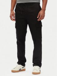 Pepe Jeans Spodnie materiałowe PM211725 Czarny Slim Fit. Czarne spodnie materiałowe Pepe Jeans, m, bez wzorów, z bawełny. Za 339.99 zł.