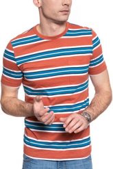 MUSTANG Alex C y/d stripes 1009526 11678. T-shirty Mustang, m, bez wzorów, bez kołnierzyka, bez ramiączek. W wyprzedaży za 39.99 zł.
