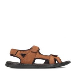 Sandały Lasocki. Brązowe sandały Lasocki, bez zapięcia. Za 149.99 zł.