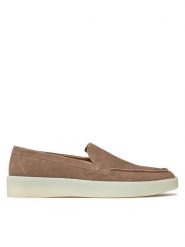 Boss Półbuty Clay Loaf 50512739 Beżowy. Brązowe eleganckie półbuty Boss, bez wzorów, ze skóry, bez obcasa, bez zapięcia. Za 999.99 zł.