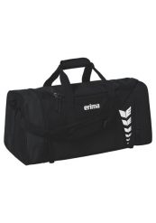 Torba sportowa Erima Six Wings czarna. Czarne torby na ramię Erima, bez wzorów, z poliesteru, na ramię, małe, bez dodatków. Za 149.99 zł.