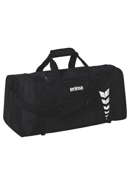 Torba sportowa Erima Six Wings. Czarne torby na ramię Erima, bez wzorów, z materiału, na ramię, z nadrukiem, bez dodatków. Za 133.70 zł.
