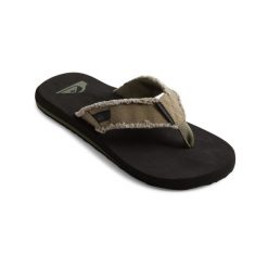 Sandały dla Mężczyzn MONKEY ABYSS Zielony. Zielone sandały Quiksilver, bez zapięcia. Za 120.05 zł.