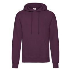 Męska Klasyczna Bluza Z Kapturem. Brązowe bluzy z kapturem Fruit of the Loom, m, bez wzorów, z kapturem. Za 99.99 zł.